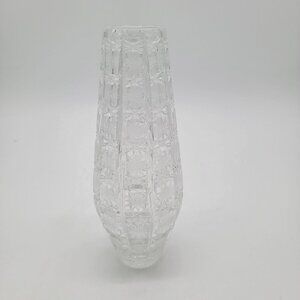 Bohemian Queen Lace Czech Lead Crystal Cut Glass Vase